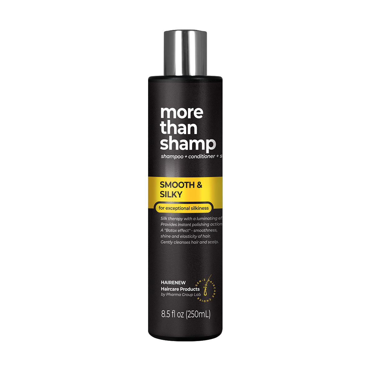 Шампунь для волосся Hairenew Smooth &amp; Silky Shampoo Ламінувальний ультрашовк, 250 мл