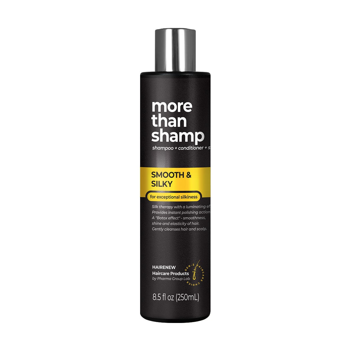 Уцінка! Шампунь для волосся Hairenew Smooth &amp; Silky Shampoo Ламінувальний ультрашовк, 250 мл